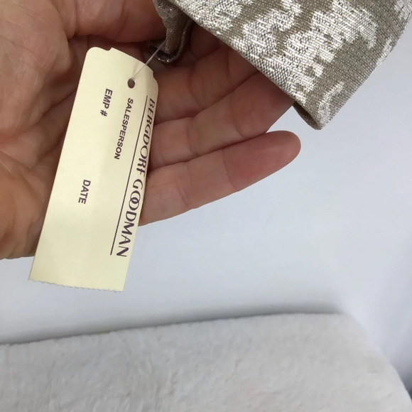 Theory Vintee Antique Jacquard Champagne/Silver Blazer/Jacket Evening NWT Size 0 - Picture 6 of 9